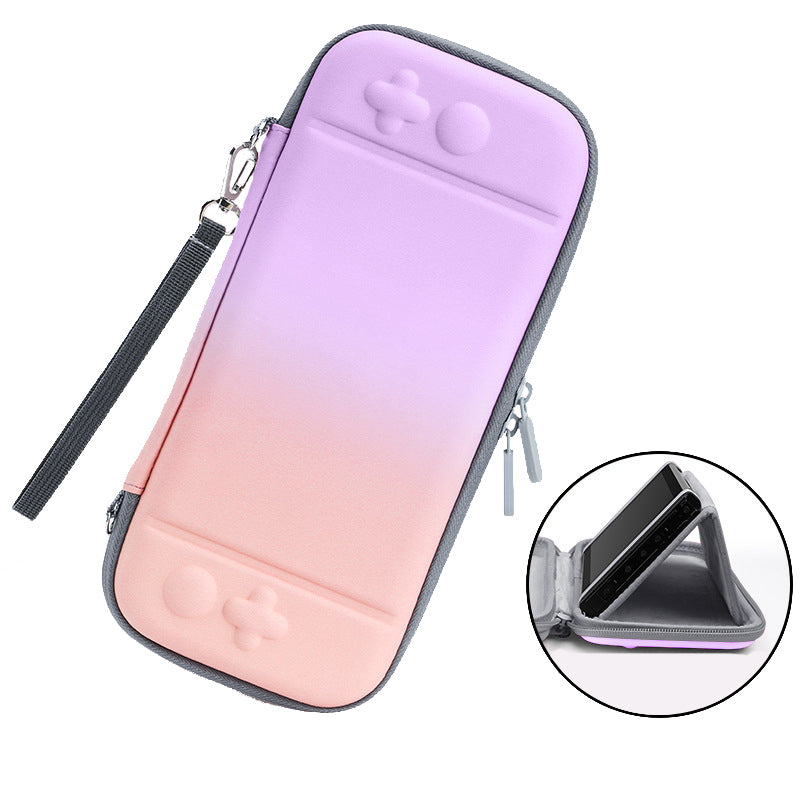 For Nintendo Switch Gradient Color Travel PU Leather Protective Case with Stand Function and Carrying Strap Portable Soft Liner Storage Bag For Nintendo Switch Gradient Color Travel PU Leather Protective Case with Stand Function and Carrying Strap Portable Soft Liner Storage Bag